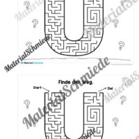 Buchstabe U/u: Mini-Heft (Vorschau 10)