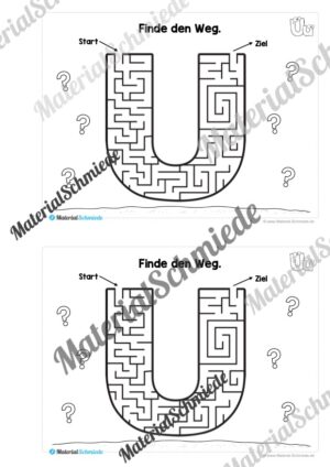 Buchstabe U/u: Mini-Heft (Vorschau 10)