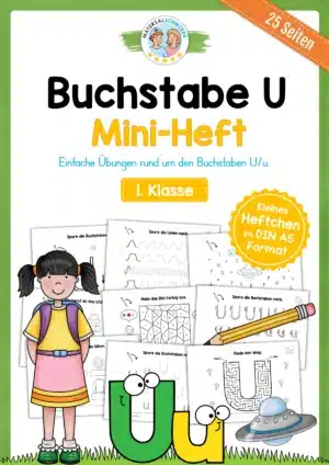 Buchstabe U: Mini-Heft (25 Seiten)