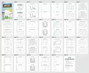 Buchstabe U: Mini-Heft (Überblick)