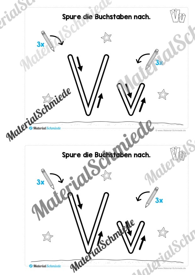 Buchstabe V/v: Mini-Heft (Vorschau 02)