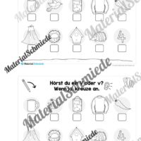 Buchstabe V/v: Mini-Heft (Vorschau 06)