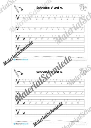 Buchstabe V/v: Mini-Heft (Vorschau 10)