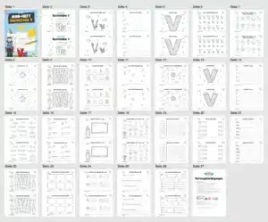 Buchstabe V: Mini-Heft (Überblick) Buchstabe V: Mini-Heft (Überblick)
