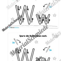 Buchstabe W/w: Mini-Heft (Vorschau 02)