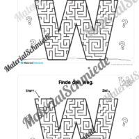 Buchstabe W/w: Mini-Heft (Vorschau 04)