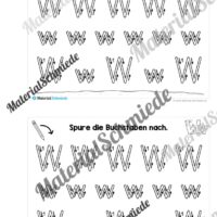 Buchstabe W/w: Mini-Heft (Vorschau 05)