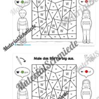 Buchstabe W/w: Mini-Heft (Vorschau 07)