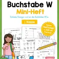 Buchstabe W: Mini-Heft (25 Seiten)