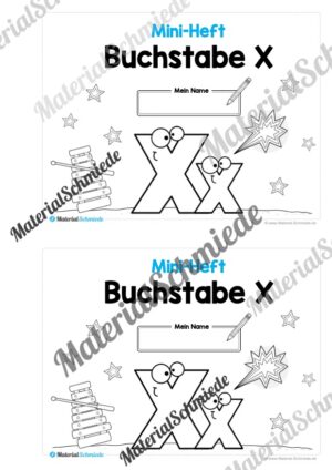 Buchstabe X/x: Mini-Heft (Vorschau 01)