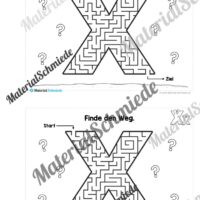 Buchstabe X/x: Mini-Heft (Vorschau 05)