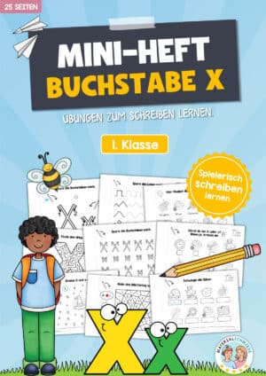 Buchstabe X: Mini-Heft (25 Seiten)
