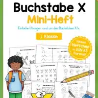Buchstabe X: Mini-Heft (25 Seiten)