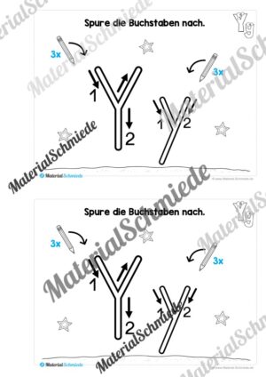 Buchstabe Y/y: Mini-Heft (Vorschau 02)