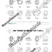 Buchstabe Y/y: Mini-Heft (Vorschau 04)