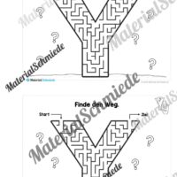 Buchstabe Y/y: Mini-Heft (Vorschau 06)