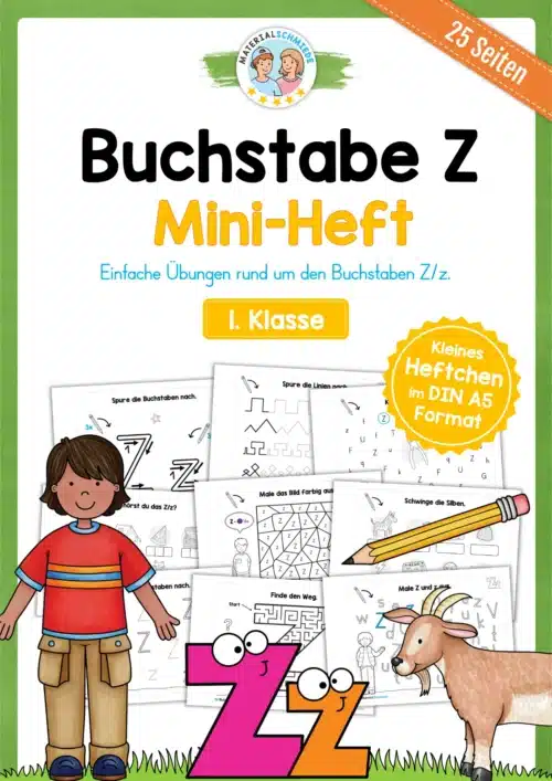 Buchstabe Z: Mini-Heft (25 Seiten)
