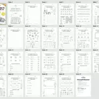 Arbeitsheft: Buchstabe N/n schreiben lernen (25 Seiten) - Überblick