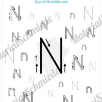 Materialpaket: Buchstabe N/n schreiben lernen (Vorschau 04)