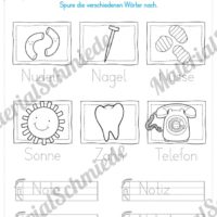 Materialpaket: Buchstabe N/n schreiben lernen (Vorschau 08)