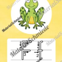 Bundle: 32 Buchstaben-Plakate (Druckschrift mit Schwunganleitungen) - Buchstabe F/f