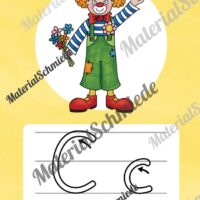 Bundle: 32 Buchstaben-Plakate (Grundschrift mit Schwunganleitungen) - Buchstabe C/c