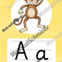 Bundle: 50 Buchstaben-Plakate (Grundschrift) - Buchstabe A/a