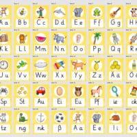 Bundle: 50 Buchstaben-Plakate (Grundschrift) - Überblick