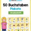 Bundle: 50 Buchstaben-Plakate (Druckschrift) [Digital]