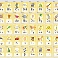 Bundle: 50 Buchstaben-Plakate (Druckschrift) - Überblick