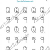 Materialpaket: Buchstabe Q/q schreiben lernen (Vorschau 03)