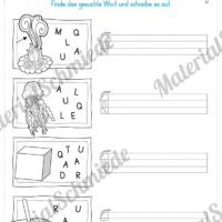 Materialpaket: Buchstabe Q/q schreiben lernen (Vorschau 05)