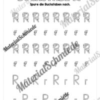 Arbeitsheft: Buchstabe R/r schreiben lernen (25 Seiten) - Arbeitsblatt 04