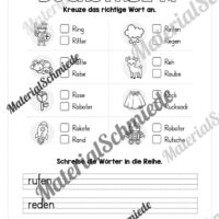 Arbeitsheft: Buchstabe R/r schreiben lernen (25 Seiten) - Arbeitsblatt 07