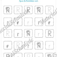Materialpaket: Buchstabe R/r schreiben lernen (Vorschau 03)