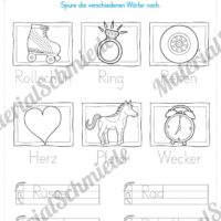 Materialpaket: Buchstabe R/r schreiben lernen (Vorschau 07)