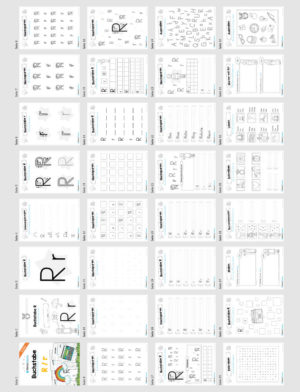 Materialpaket: Buchstabe R/r schreiben lernen (Überblick)