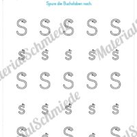 Materialpaket: Buchstabe S/s schreiben lernen (Vorschau 03)