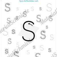 Materialpaket: Buchstabe S/s schreiben lernen (Vorschau 04)
