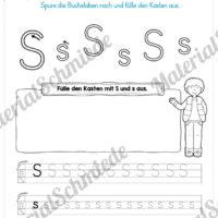 Materialpaket: Buchstabe S/s schreiben lernen (Vorschau 05)