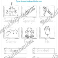 Materialpaket: Buchstabe S/s schreiben lernen (Vorschau 08)