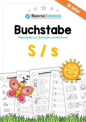 Materialpaket: Buchstabe S/s schreiben lernen