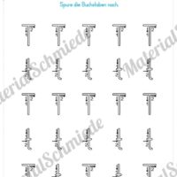Materialpaket: Buchstabe T/t schreiben lernen (Vorschau 03)