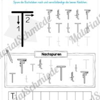 Materialpaket: Buchstabe T/t schreiben lernen (Vorschau 05)