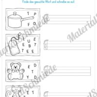 Materialpaket: Buchstabe T/t schreiben lernen (Vorschau 06)