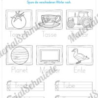 Materialpaket: Buchstabe T/t schreiben lernen (Vorschau 07)