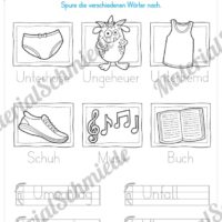 Materialpaket: Buchstabe U/u schreiben lernen (Vorschau 07)