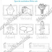 Materialpaket: Buchstabe V/v schreiben lernen (Vorschau 06)