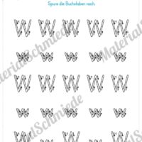 Materialpaket: Buchstabe W/w schreiben lernen (Vorschau 04)