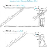 Materialpaket: Buchstabe W/w schreiben lernen (Vorschau 06)